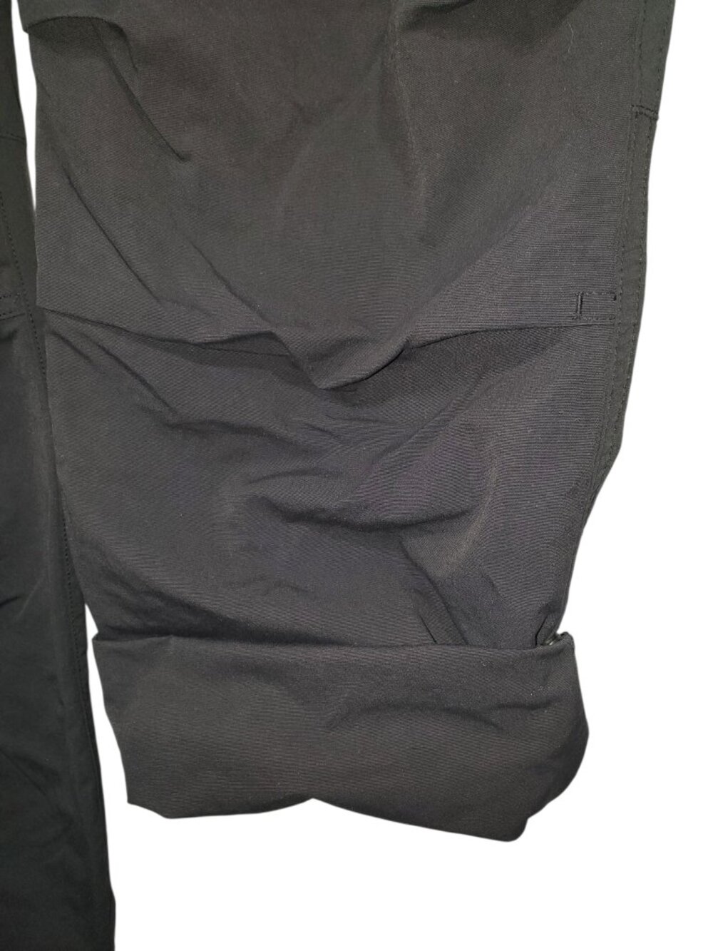 REI Co-op Screeline Hybrid Pants Women's 12P Petite Black Nylon Roll-Up Hiking - Picture 6 of 12
